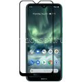 Защитное стекло для Nokia 7.2 [на весь экран] (черное)