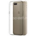 Чехол-накладка силиконовый для OnePlus 5 (прозрачный 0.5мм)