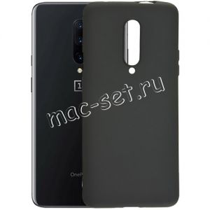 Чехол-накладка силиконовый для OnePlus 7 Pro (черный 1.0мм) матовый