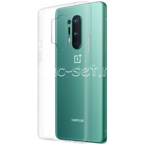 Чехол-накладка силиконовый для OnePlus 8 Pro (прозрачный 1.0мм)
