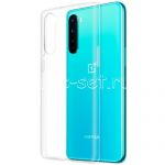 Чехол-накладка силиконовый для OnePlus Nord (прозрачный 1.0мм)