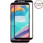 Защитное стекло для OnePlus 5T [клеится на весь экран] 21D (черное)
