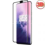 Защитное стекло 3D для OnePlus 7 Pro [изогнутое на весь экран] (черное)