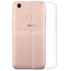 Чехол-накладка силиконовый для Oppo F5 (прозрачный 1.0мм)