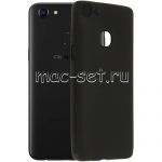 Чехол-накладка силиконовый для Oppo F5 (черный 1.2мм)