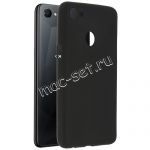 Чехол-накладка силиконовый для Oppo F7 (черный 1.2мм)