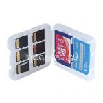 Чехол-кейс пластиковый для карт памяти microSD / SD / MMC / MS