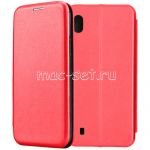 Чехол-книжка кожаный для Samsung Galaxy A10 A105 (красный) Fashion Case