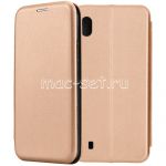 Чехол-книжка кожаный для Samsung Galaxy A10 A105 (розовый) Fashion Case