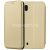Чехол-книжка кожаный для Samsung Galaxy A10 A105 (золотистый) Fashion Case