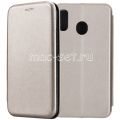 Чехол-книжка кожаный для Samsung Galaxy A30 A305 (серый) Fashion Case