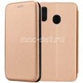 Чехол-книжка кожаный для Samsung Galaxy A30 A305 (розовый) Fashion Case