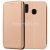Чехол-книжка кожаный для Samsung Galaxy A20 A205 (розовый) Fashion Case