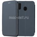 Чехол-книжка кожаный для Samsung Galaxy A30 A305 (синий) Fashion Case
