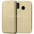 Чехол-книжка кожаный для Samsung Galaxy A20 A205 (золотистый) Fashion Case