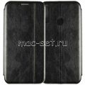 Чехол-книжка кожаный для Samsung Galaxy A20s A207 (черный) Retro Case