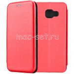 Чехол-книжка кожаный для Samsung Galaxy A3 (2016) A310 (красный) Fashion Case