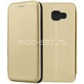 Чехол-книжка кожаный для Samsung Galaxy A3 (2016) A310 (золотистый) Fashion Case