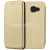 Чехол-книжка кожаный для Samsung Galaxy A3 (2016) A310 (золотистый) Fashion Case