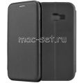 Чехол-книжка кожаный для Samsung Galaxy A3 (2017) A320 (черный) Fashion Case
