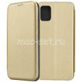 Чехол-книжка кожаный для Samsung Galaxy A31 A315 (золотистый) Fashion Case