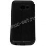 Чехол-книжка кожаный для Samsung Galaxy A3 (2017) A320 (черный) Book Case