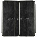 Чехол-книжка кожаный для Samsung Galaxy A40 A405 (черный) Retro Case