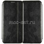 Чехол-книжка кожаный для Samsung Galaxy A40 A405 (черный) Retro Case