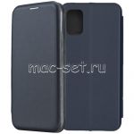 Чехол-книжка кожаный для Samsung Galaxy A41 A415 (синий) Fashion Case