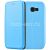Чехол-книжка кожаный для Samsung Galaxy A5 (2017) A520 (голубой) Fashion Case