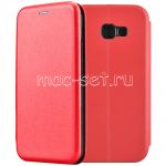 Чехол-книжка кожаный для Samsung Galaxy A5 (2017) A520 (красный) Fashion Case
