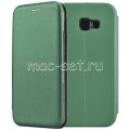 Чехол-книжка кожаный для Samsung Galaxy A5 (2017) A520 (зеленый) Fashion Case