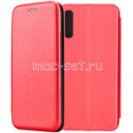 Чехол-книжка кожаный для Samsung Galaxy A50 A505 (красный) Fashion Case