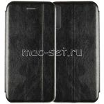 Чехол-книжка кожаный для Samsung Galaxy A30s A307 (черный) Retro Case