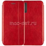 Чехол-книжка кожаный для Samsung Galaxy A30s A307 (красный) Retro Case