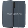 Чехол-книжка кожаный для Samsung Galaxy A50 A505 (синий) Fashion Case