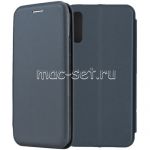 Чехол-книжка кожаный для Samsung Galaxy A50 A505 (синий) Fashion Case