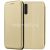 Чехол-книжка кожаный для Samsung Galaxy A50 A505 (золотистый) Fashion Case
