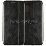 Чехол-книжка кожаный для Samsung Galaxy A51 A515 (черный) Retro Case