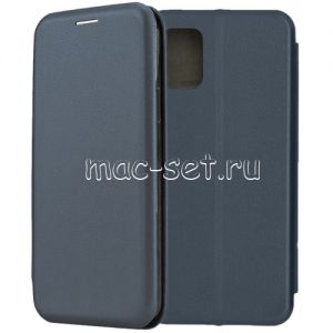 Чехол-книжка кожаный для Samsung Galaxy A51 A515 (синий) Fashion Case
