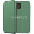 Чехол-книжка кожаный для Samsung Galaxy A51 A515 (зеленый) Fashion Case
