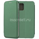 Чехол-книжка кожаный для Samsung Galaxy A51 A515 (зеленый) Fashion Case