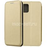 Чехол-книжка кожаный для Samsung Galaxy A51 A515 (золотистый) Fashion Case