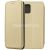 Чехол-книжка кожаный для Samsung Galaxy A51 A515 (золотистый) Fashion Case