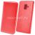Чехол-книжка кожаный для Samsung Galaxy A6 (2018) A600 (красный) Book Case New