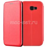 Чехол-книжка кожаный для Samsung Galaxy A7 (2017) A720 (красный) Fashion Case