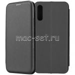 Чехол-книжка кожаный для Samsung Galaxy A70 A705 (черный) Fashion Case