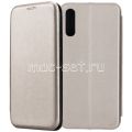 Чехол-книжка кожаный для Samsung Galaxy A70 A705 (серый) Fashion Case