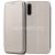 Чехол-книжка кожаный для Samsung Galaxy A70 A705 (серый) Fashion Case