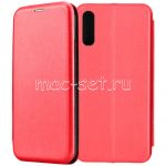 Чехол-книжка кожаный для Samsung Galaxy A70 A705 (красный) Fashion Case